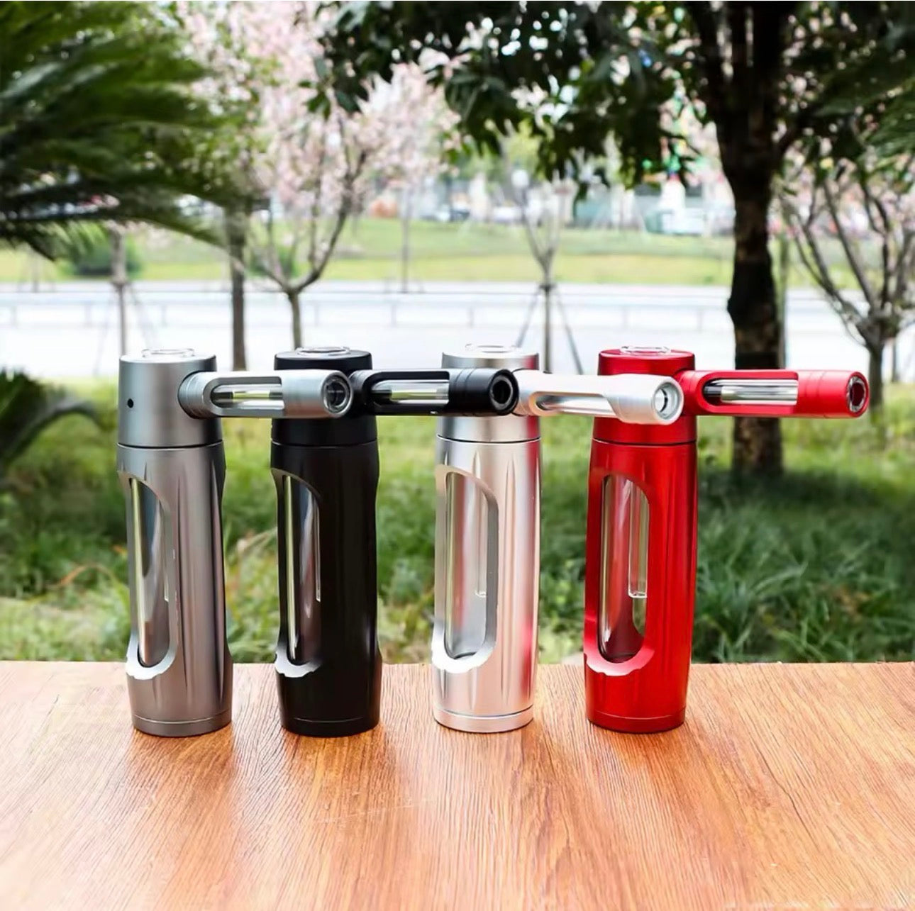 Portable Aluminium Alloy Water Smoking Pipe