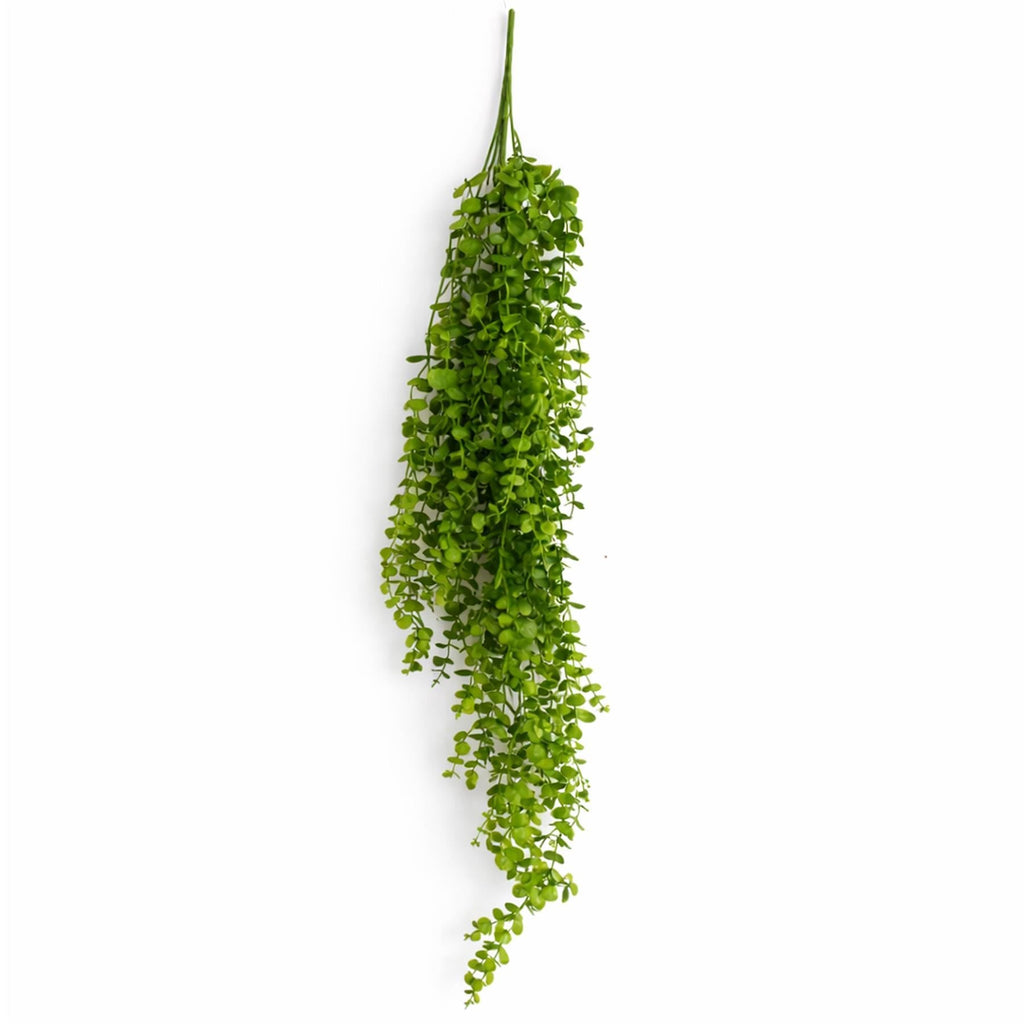 Pack of 6 x 90cm Artificial Trailing Hanging Plant Green Faux Cascading Foliage