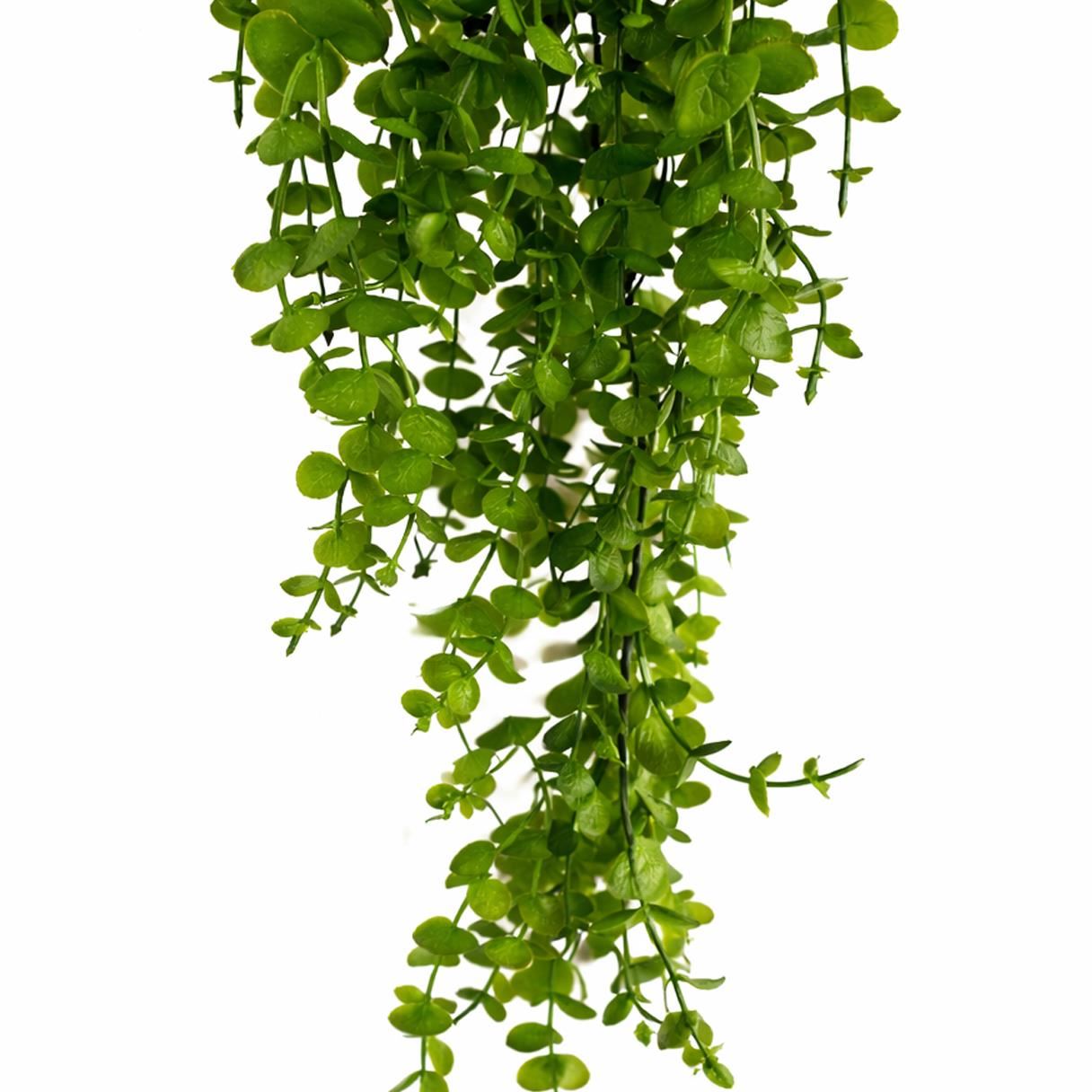 Pack of 6 x 90cm Artificial Trailing Hanging Plant Green Faux Cascading Foliage
